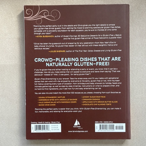 COOKBOOK Gluten-free Entertaining - 100 recipes - Soft Cover - Picture 2 of 8